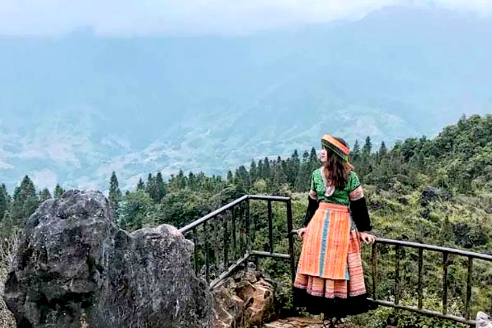 Panorama of Sapa from the Cloud Yard Ham Rong Mountain